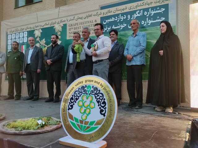 دوازدهمین جشنواره ملی خوشه برتر در ملایر برگزار شد