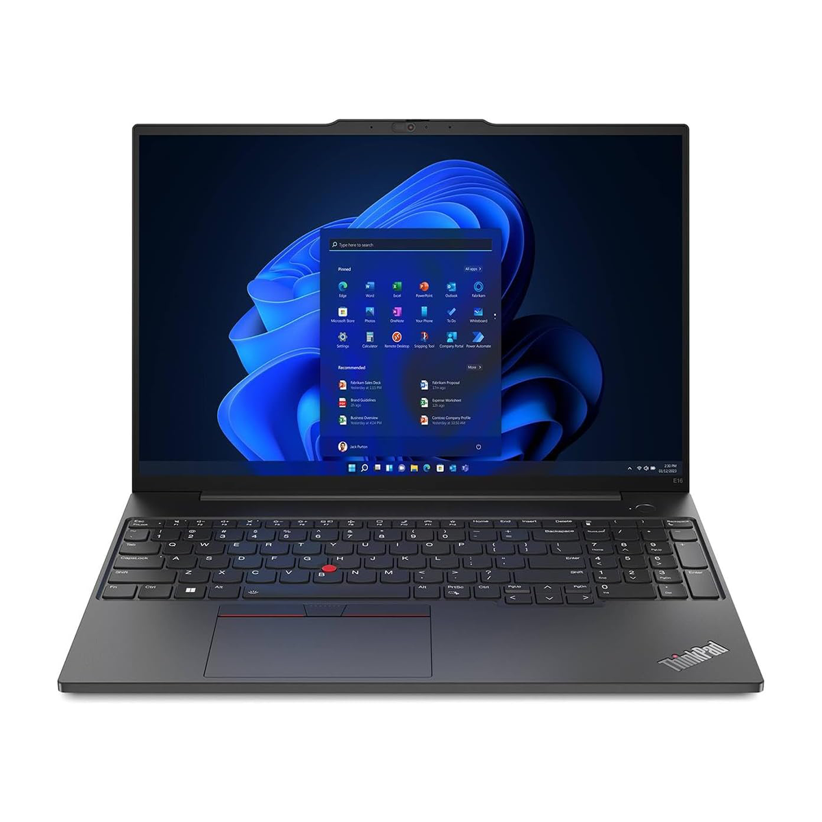 مشخصات فنی لپ تاپ لنوو 16 اینچی مدل ThinkPad E16 U7 155H 16GB 512GB