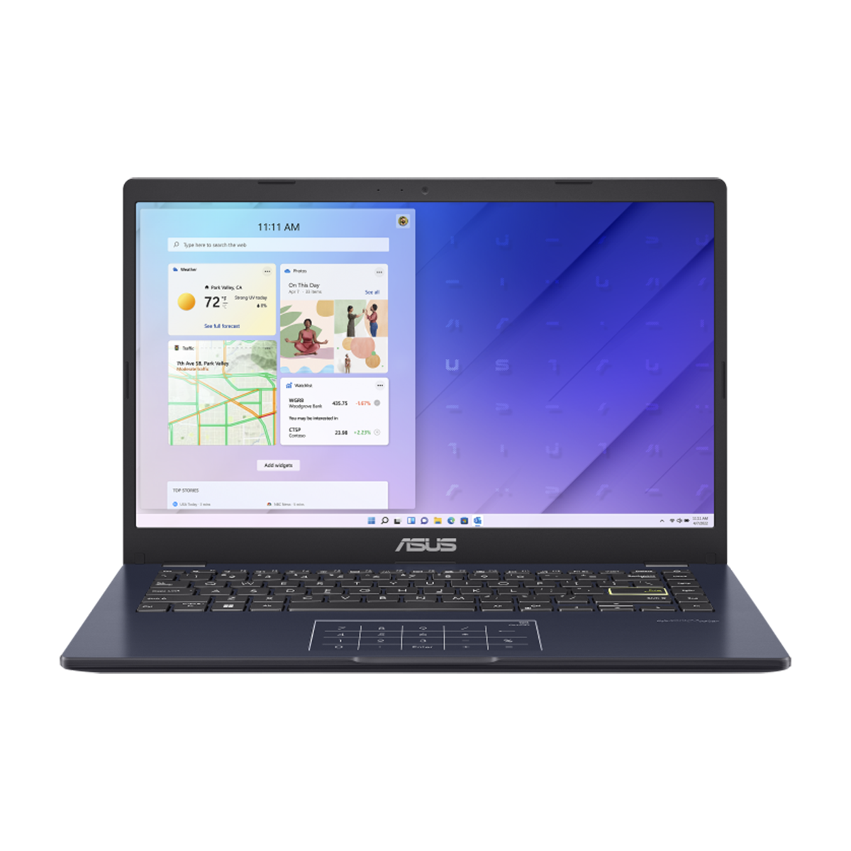 مشخصات فنی لپ تاپ ایسوس 14 اینچی مدل Vivobook E410KA Celeron N4500 4GB 128GB 64GB