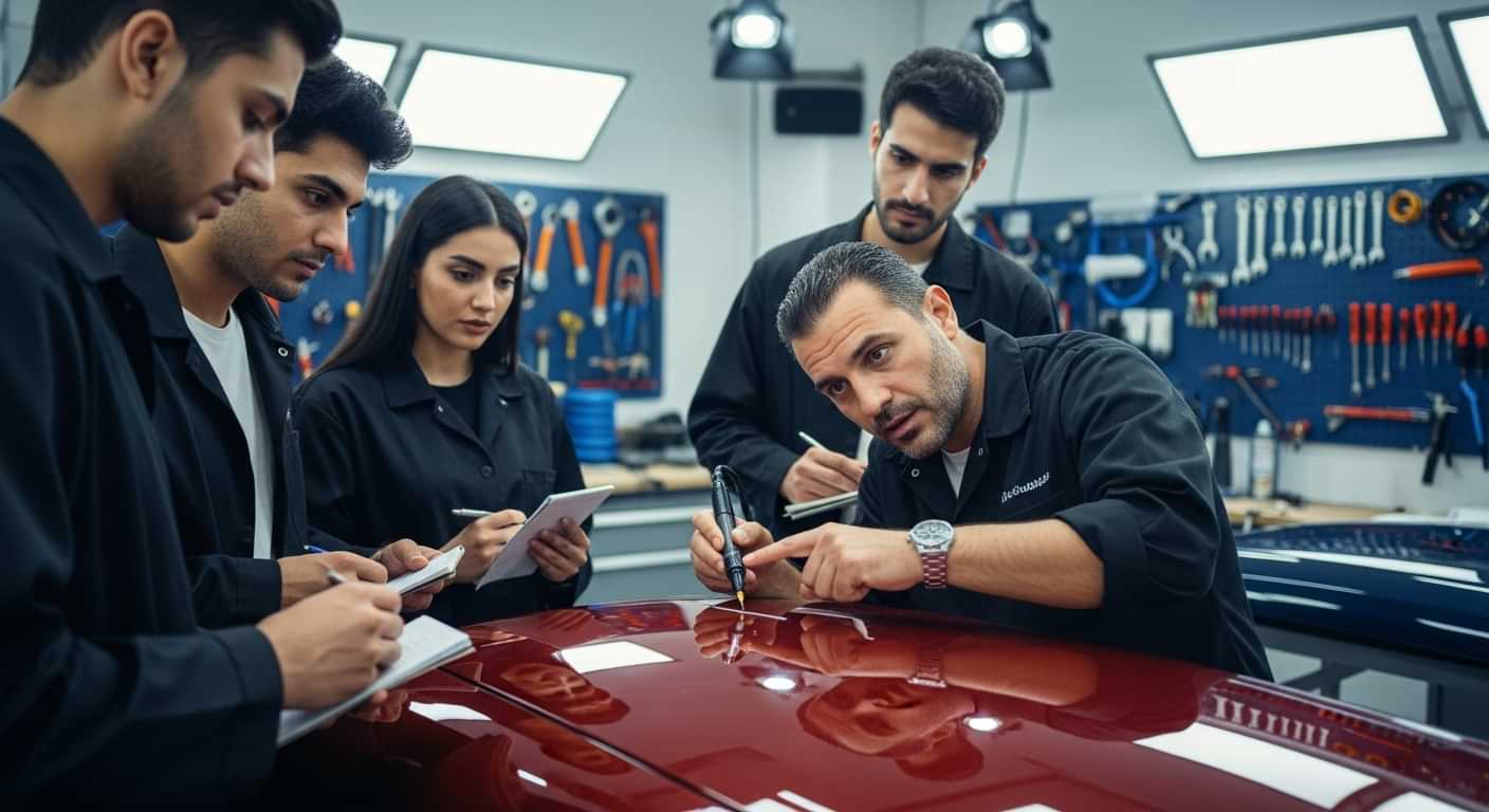 دوره لیسه گیری خودرو