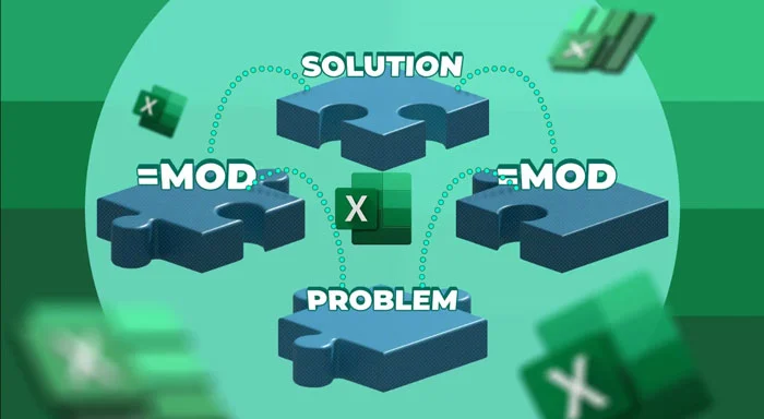 توضیح تابع MOD در اکسل